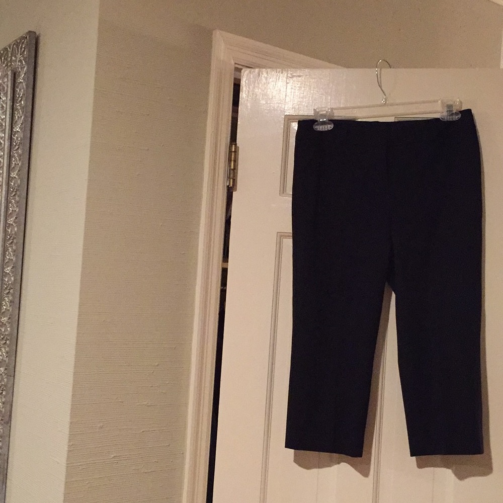 Ann Taylor cropped black dress pants